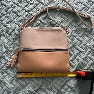 Beige Crossbody bag